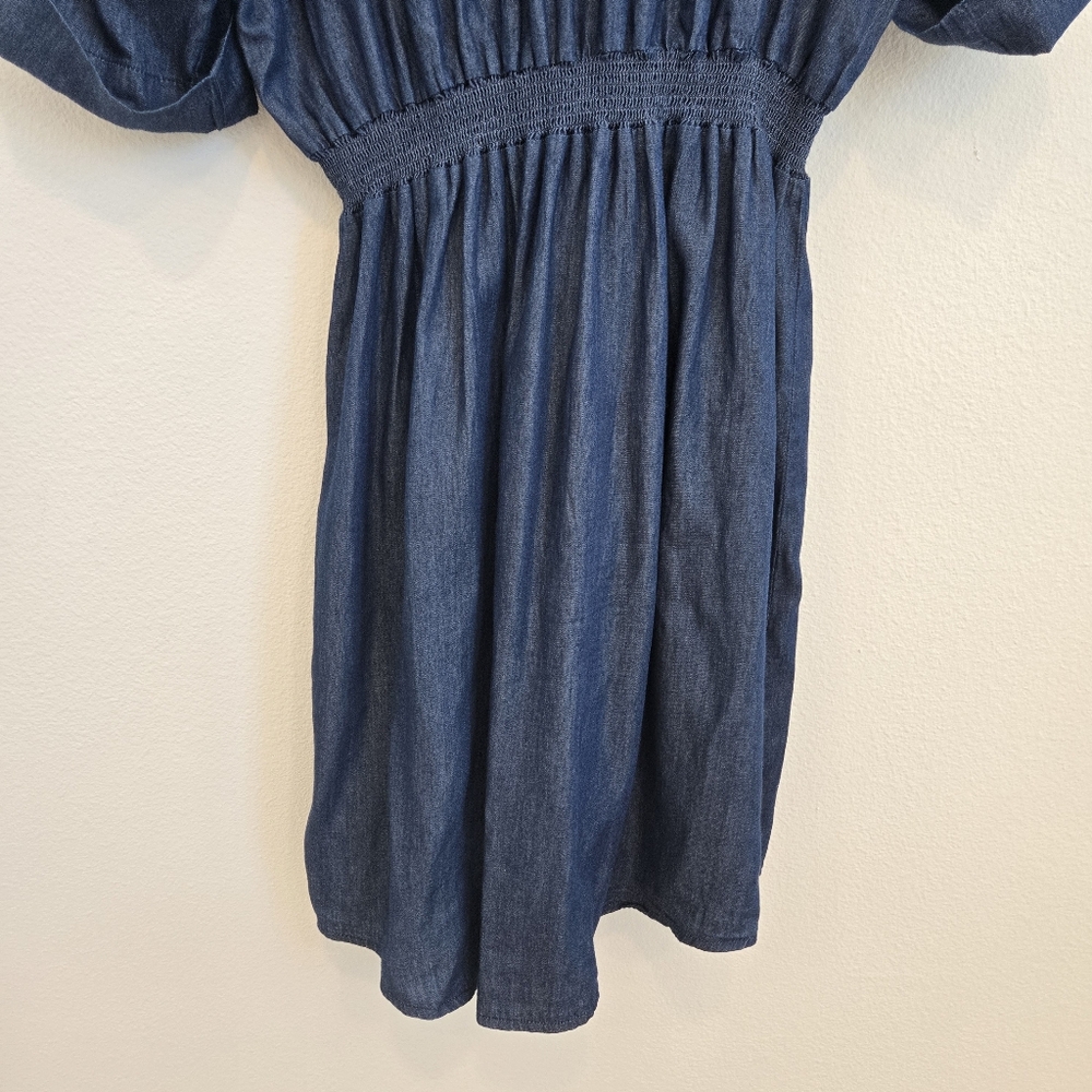 Milleniun Denim Dark Wash Dress Siz 1X Cottagecore Western - Picture 8 of 11